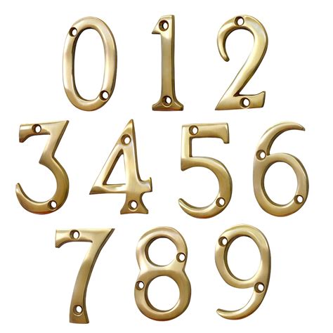 solid metal house numbers|2 inch metal address letters.